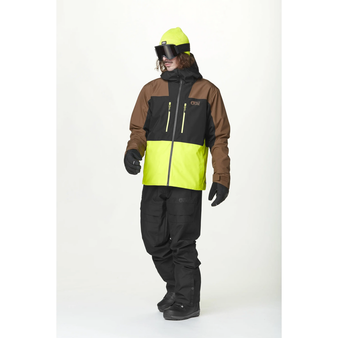 Picture Object Jacket Cocoa Brown Black Acid M 