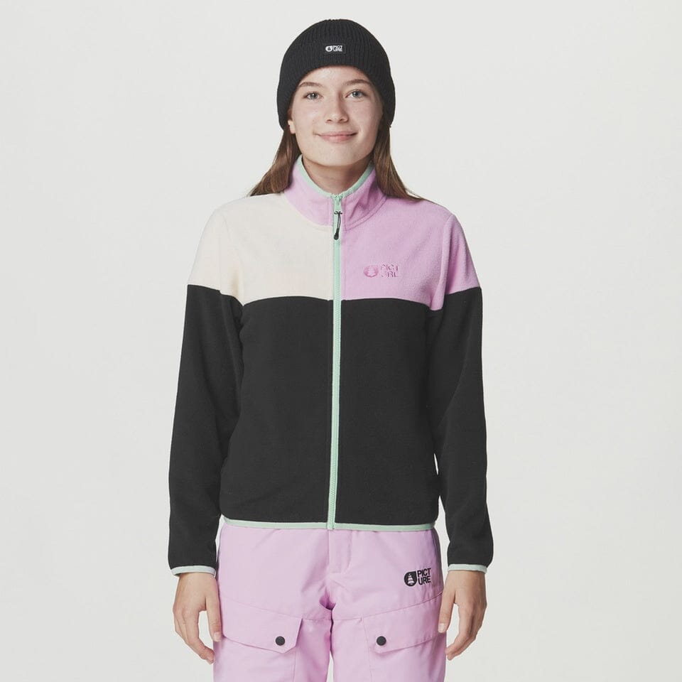 Picture Pipoa Youth Fleece Black Vanilla Orchid 10 