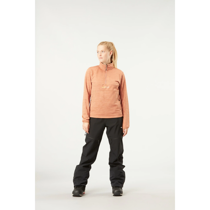 Picture Tahita 1/4 Grid Fleece Latte S 