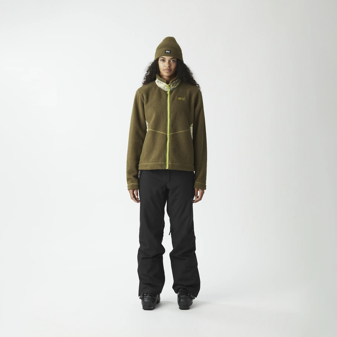 Picture Zelkova Womens Full-Zip Fleece - Tobacco / S