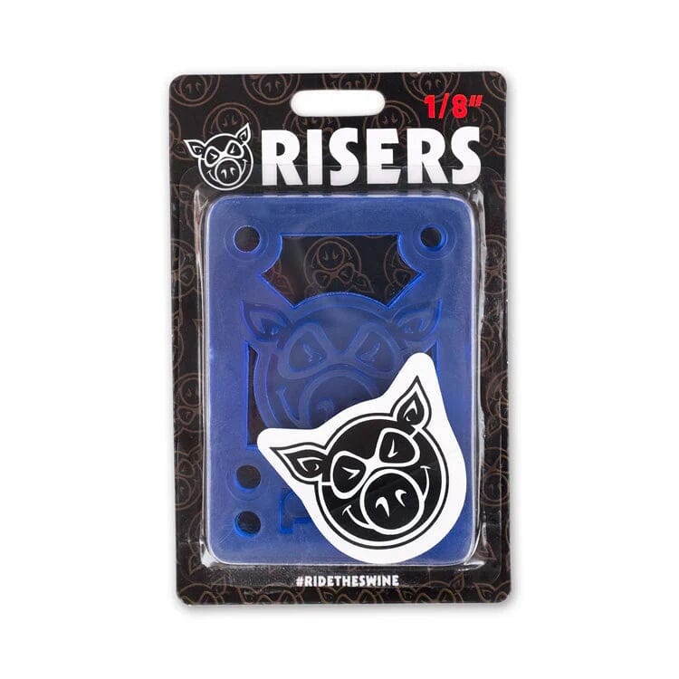Pig Risers 1/8" Hard Blue 