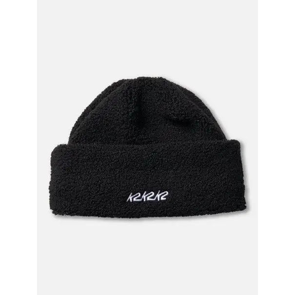 PILE FLEECE BEANIE - BLACK / 1SZ