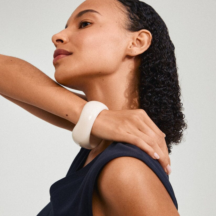 Pilgrim AASE Maxi Bangle - Beige 