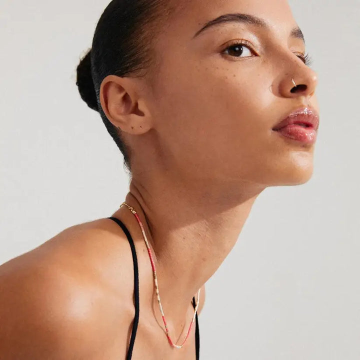 Pilgrim Alison Necklace - Pink Gold Plated - AJEWELLERY