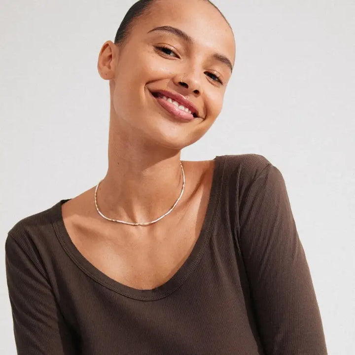 Pilgrim Alison Necklace - White Gold Plated - AJEWELLERY