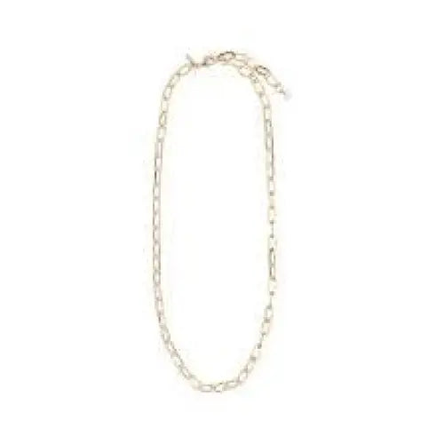 Pilgrim Bibi Necklace Gold Plated - White 
