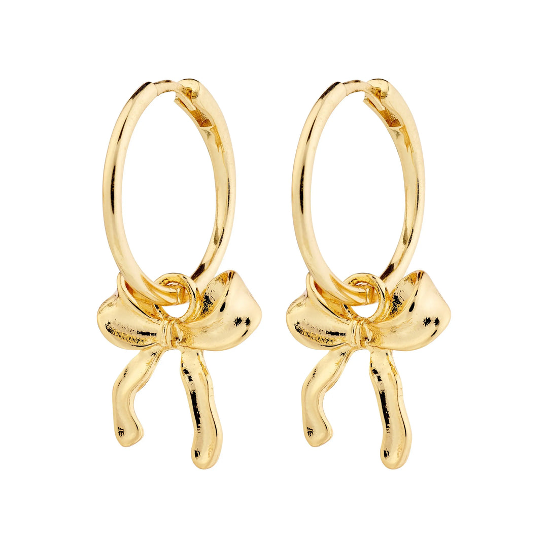 Pilgrim Cassian Recycled Hoop Earrings Gold Plated / Multi 