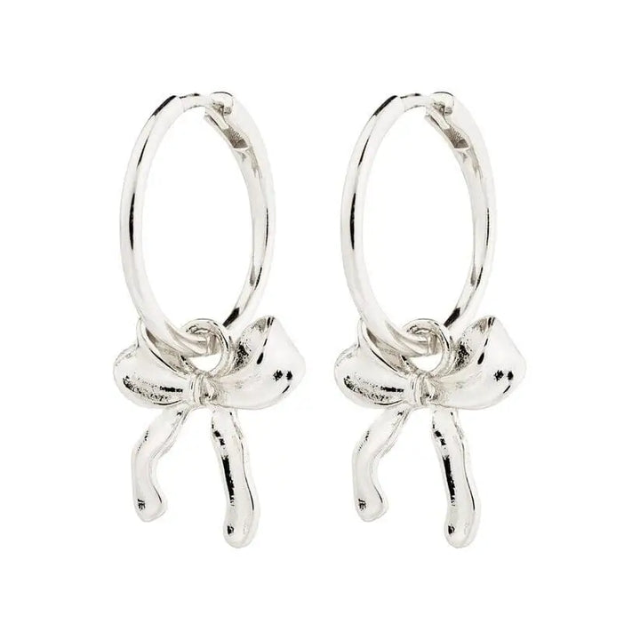 Pilgrim Cassian Recycled Hoop Earrings Silver Plated / Multi 