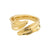 Pilgrim Elissa Recycled Ring Gold Plated 