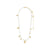 Pilgrim Intent Pearl Necklace Gold Plated - White 