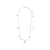 Pilgrim Intent Pearl Necklace Silver Plated - White 