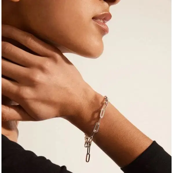 Pilgrim Kindness Recycled Cable Chain Bracelet 