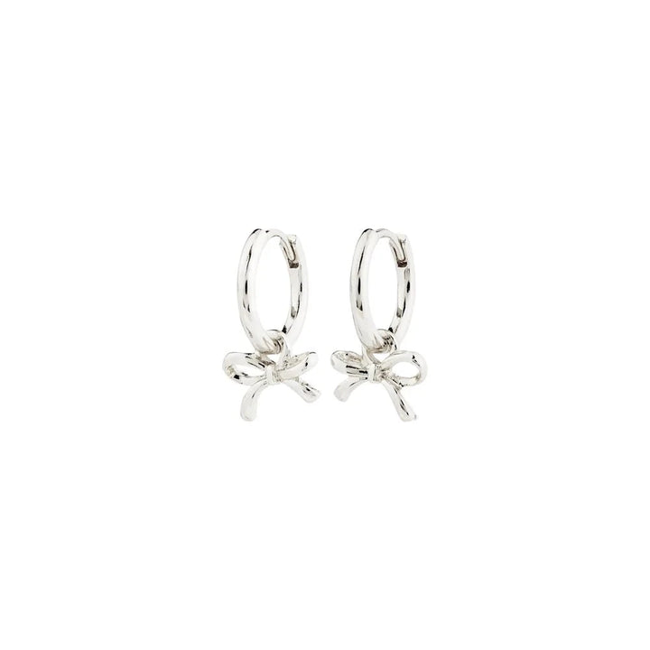 Pilgrim Lysandra Hoop Earrings Silver Plated 