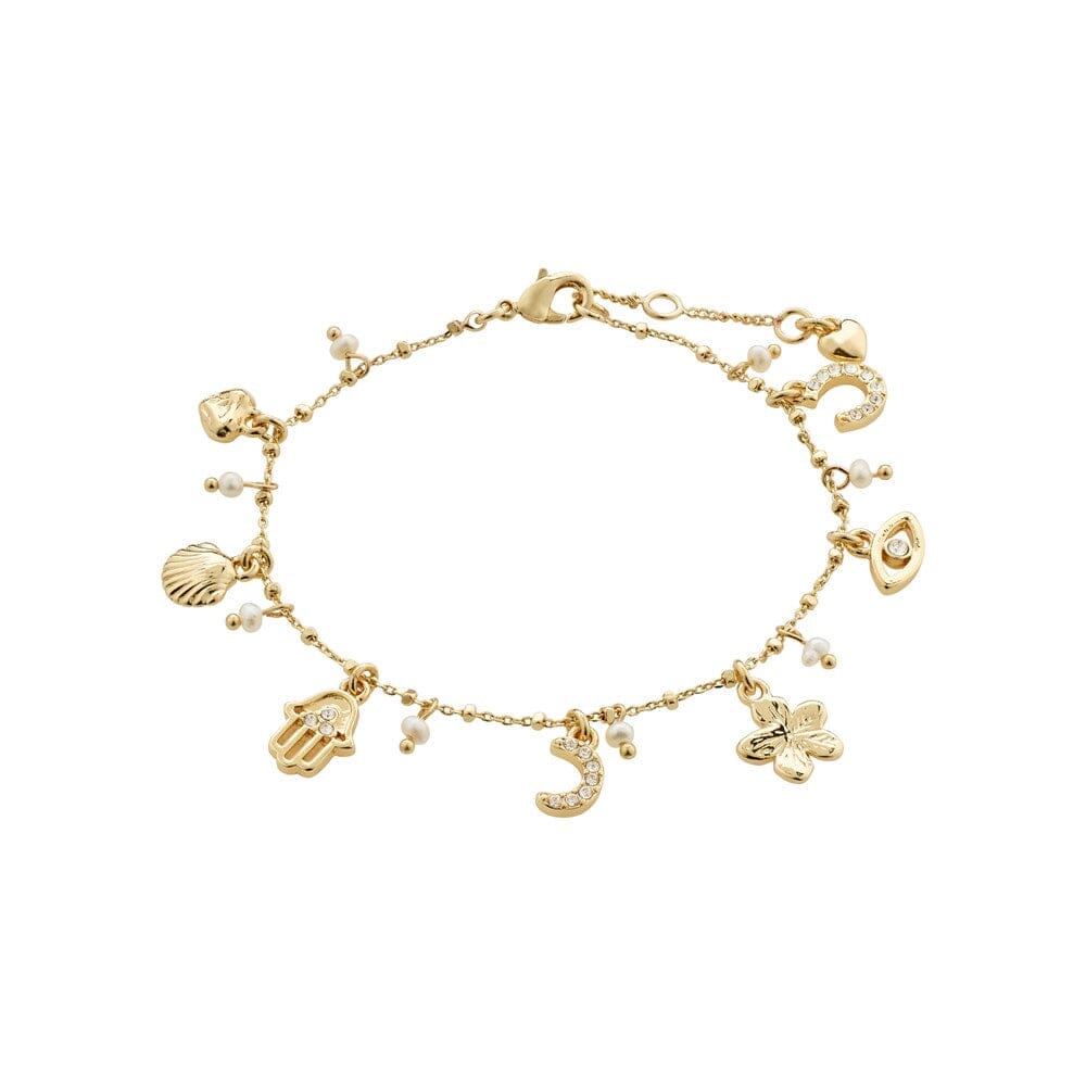 Pilgrim Prucence Recycled Bracelet Gold Plated 