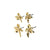 Pilgrim Riko Recycled Earrings 2-in-1 Set Gold Plated 