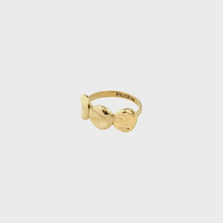 Pilgrim Sparkle Ring Gold Plated 