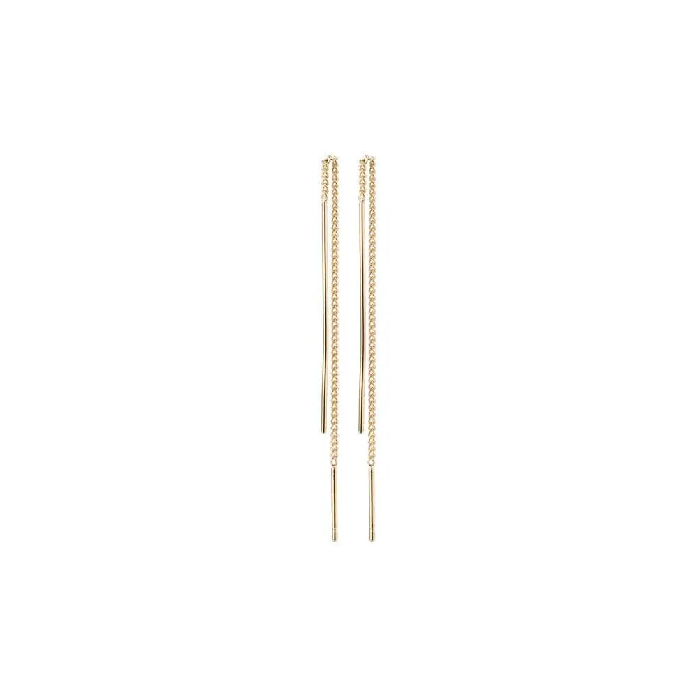 Pilgrim Tahoe Pi Earrings - Bar Gold Plated 