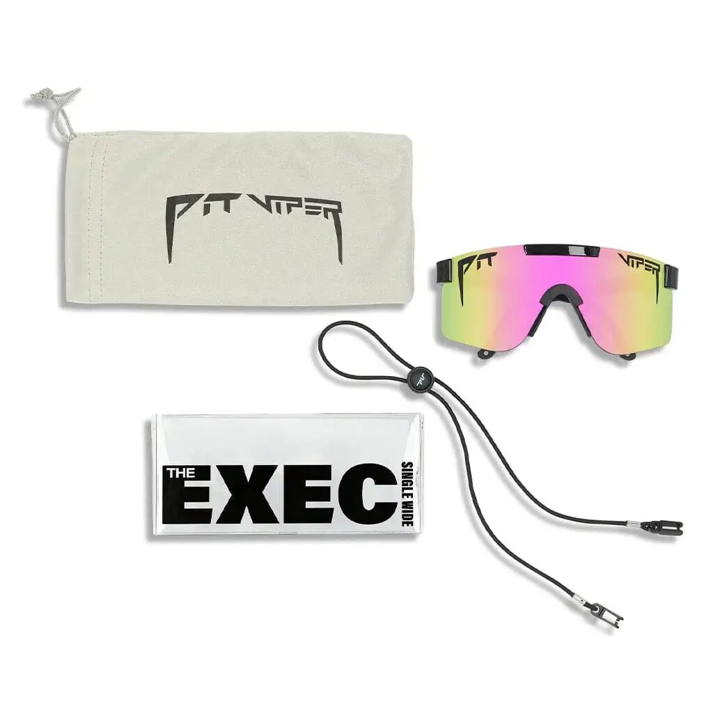 Pit Viper The Exec Original Narrow Polarised Sunglasses 