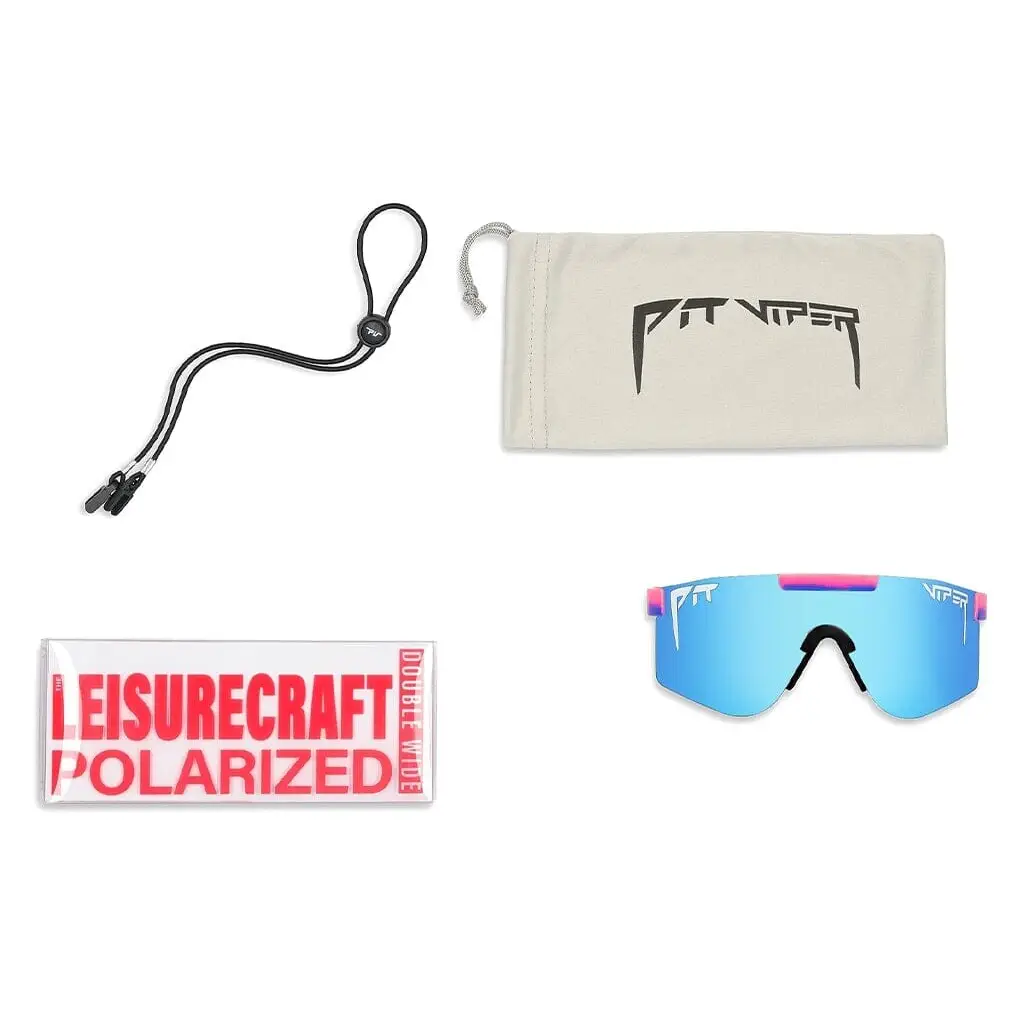 Pit Viper The Leasurecraft Polarised Single Wide Sunglasses 
