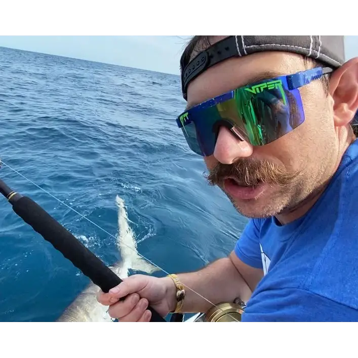 Pit Viper The Leonardo Polarised Double Wide Sunglasses 