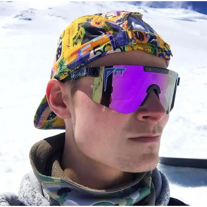 Pit Viper The Night Fall Polarised Double Wide Sunglasses 