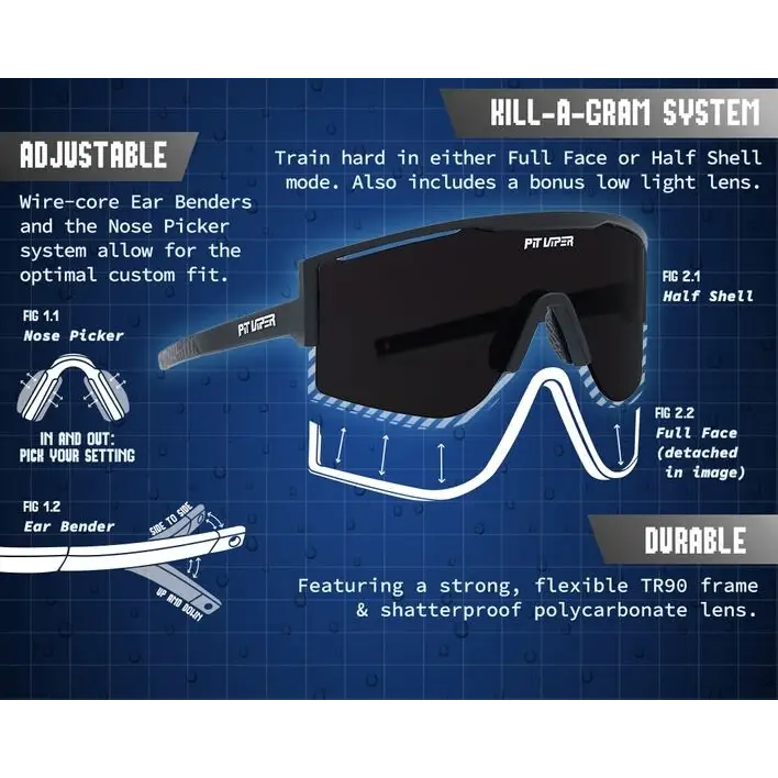 Pit Viper The Standard Try Hard Sunglasses 