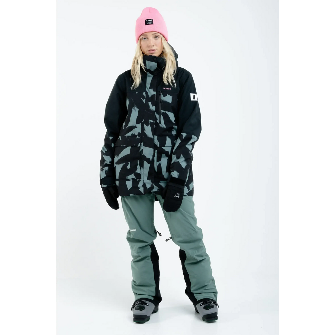 Planks All Time Insulated Womens Jacket Brush Sage Green XS 