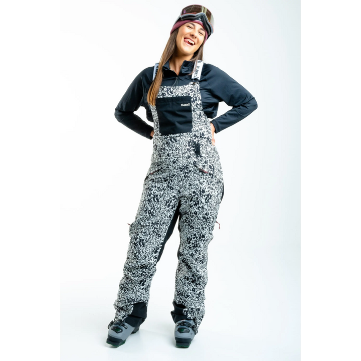 Planks Fun-garees Womens Bib Pant Animal Bone M 