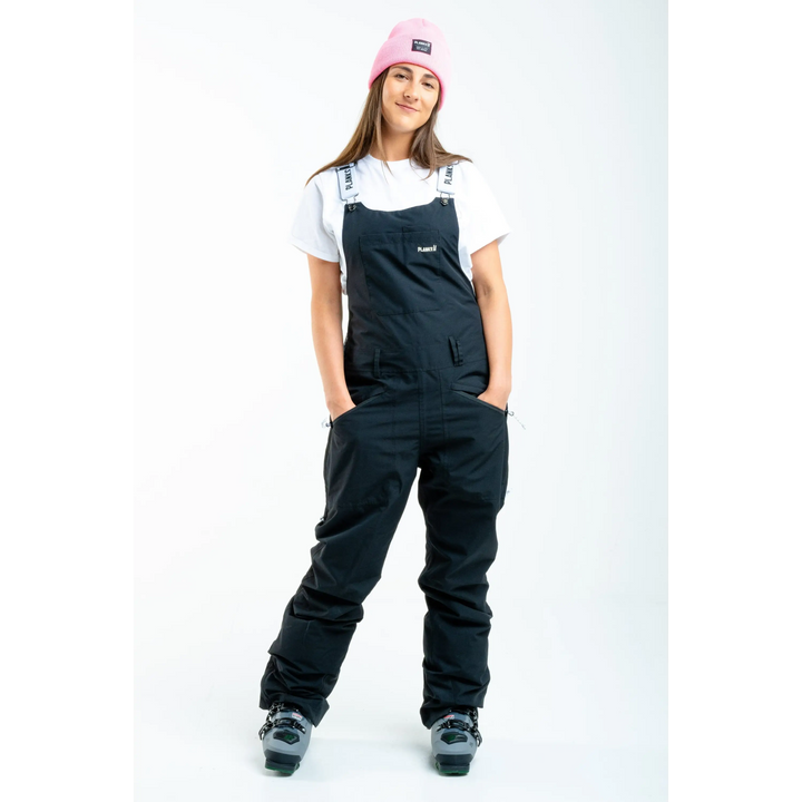 Planks Fun-garees Womens Bib Pant Black M 