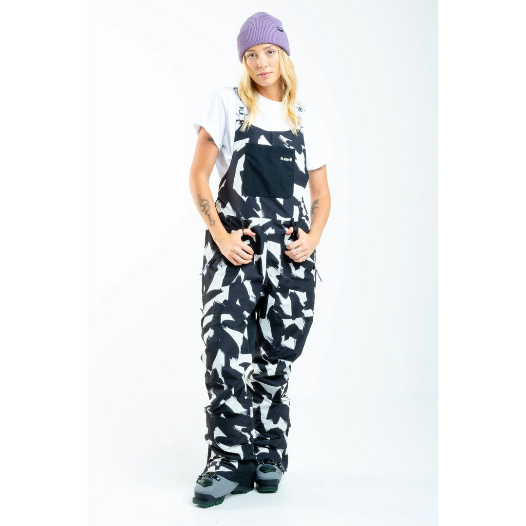 Planks Fun-garees Womens Bib Pant Brush Bone M 
