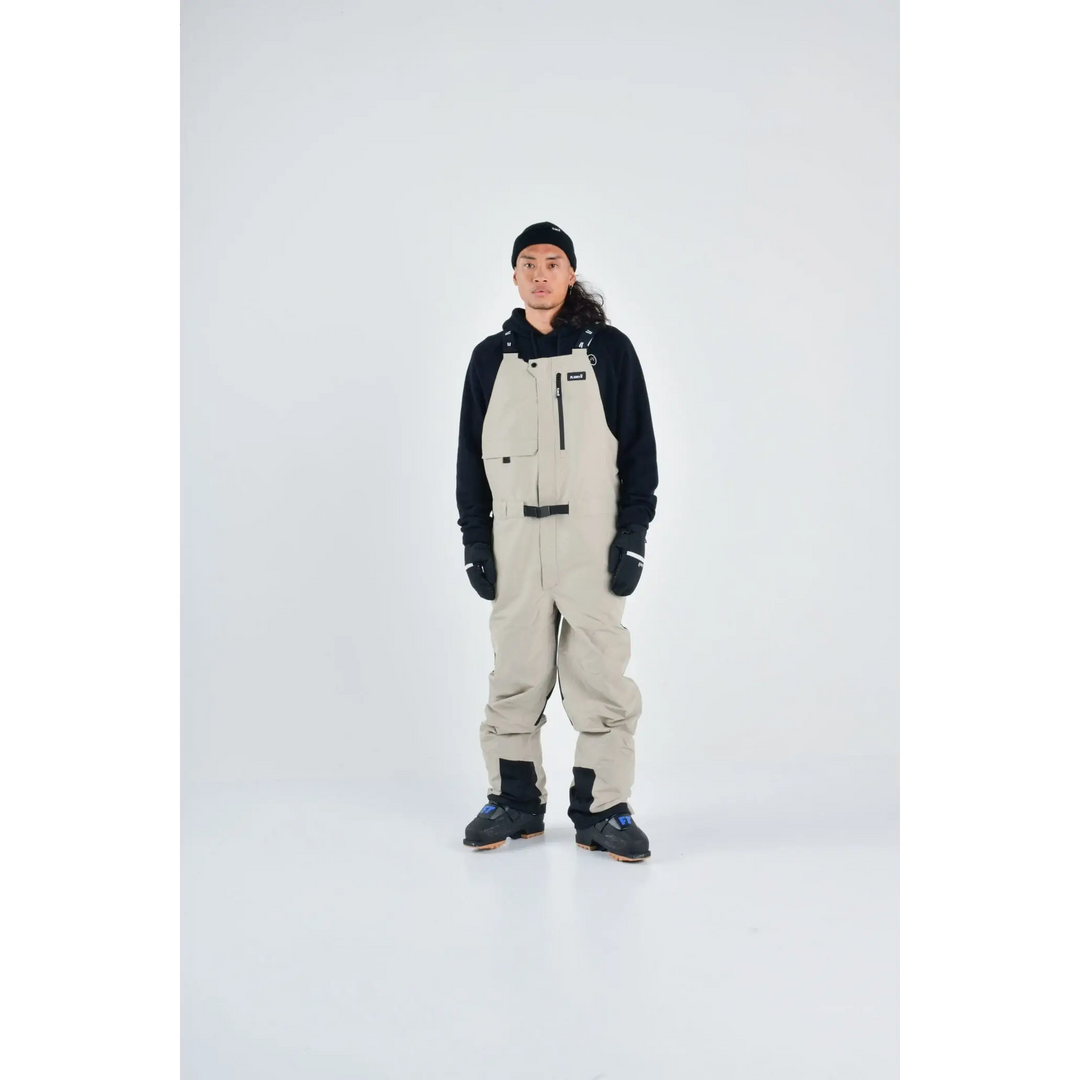 Planks High Rider Bib Pant Mushroom S 