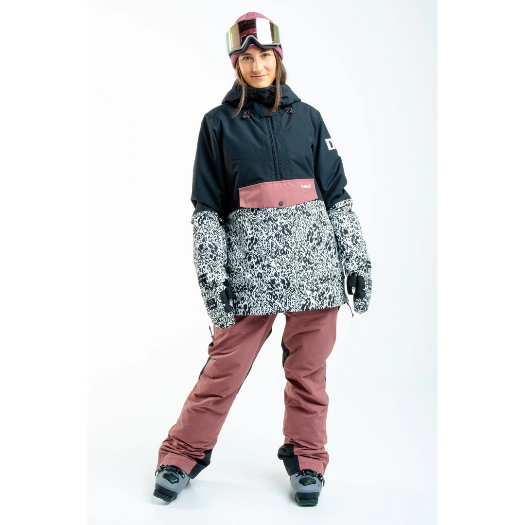 Planks Overstoke Womens Anorak Animal Bone S 