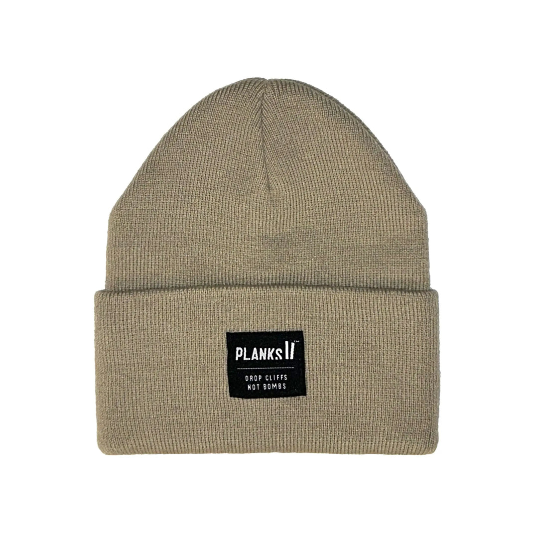 Planks Unisex Turn It Up Beanie Mushroom 
