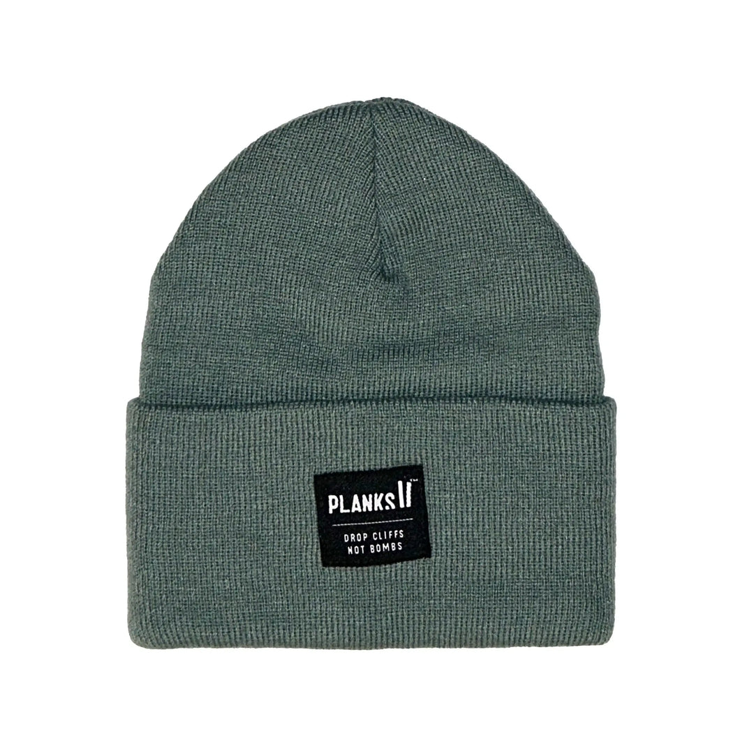 Planks Unisex Turn It Up Beanie Sage Green 