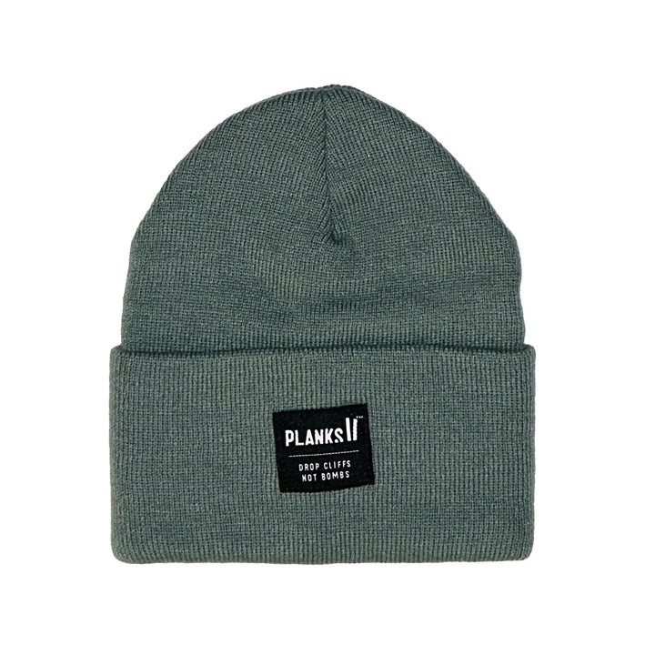 Planks Unisex Turn It Up Beanie Sage Green 