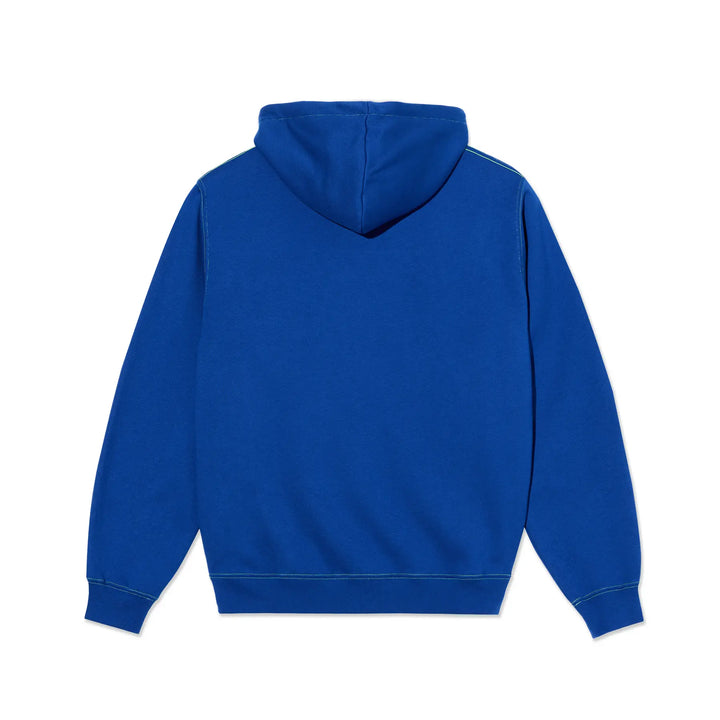 Polar Dave Hoodie Crude Logo - Egyptian Blue