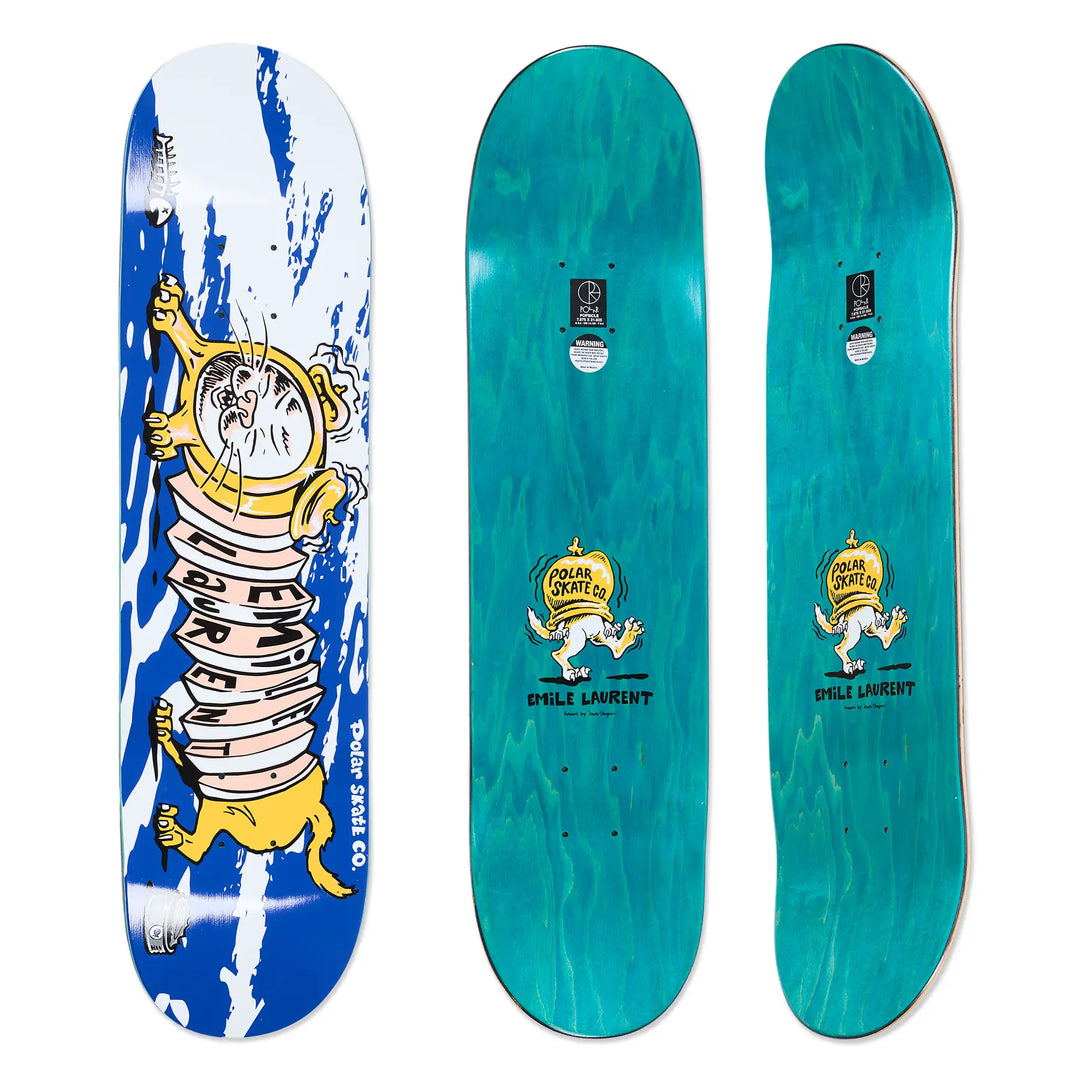 Polar Emile Laurent Accordion Dog Skate Deck - 8.375’’