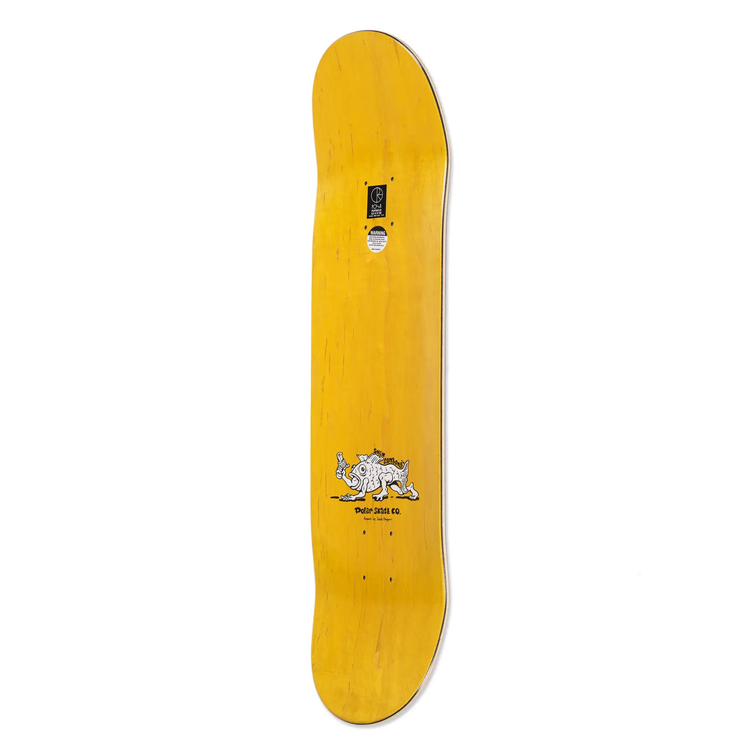 Polar Shin Sanbongi Bongi Boy Skate Deck Yellow - 8.0’’