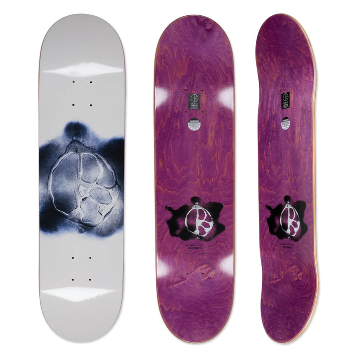 Polar Skate Co. Stroke Team Logo Cream Skate Deck