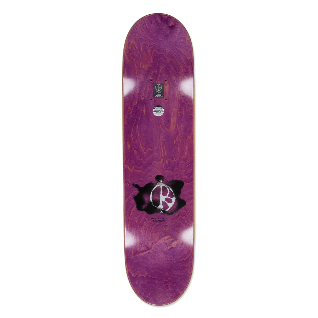 Polar Skate Co. Stroke Team Logo Cream Skate Deck