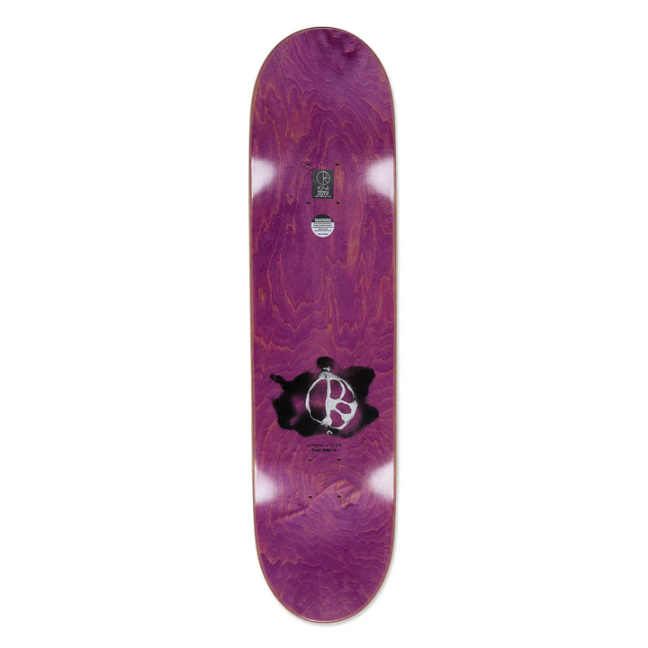 Polar Skate Co. Stroke Team Logo Cream Skate Deck