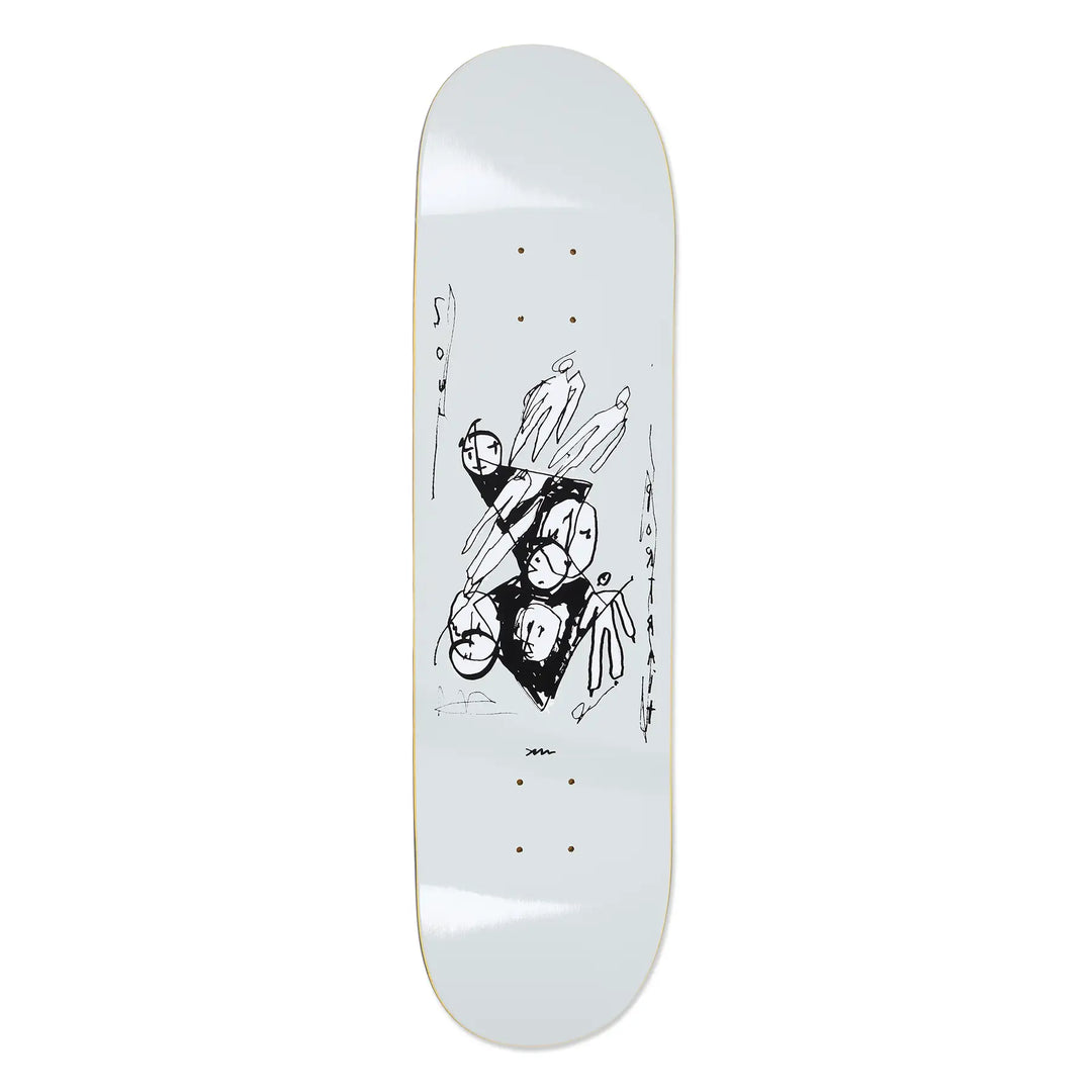 Polar Team Alv Soul Portrait Grey Skate Deck - 8.25’’