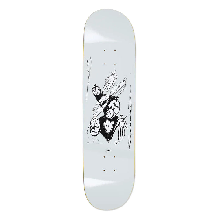 Polar Team Alv Soul Portrait Grey Skate Deck - 8.25’’