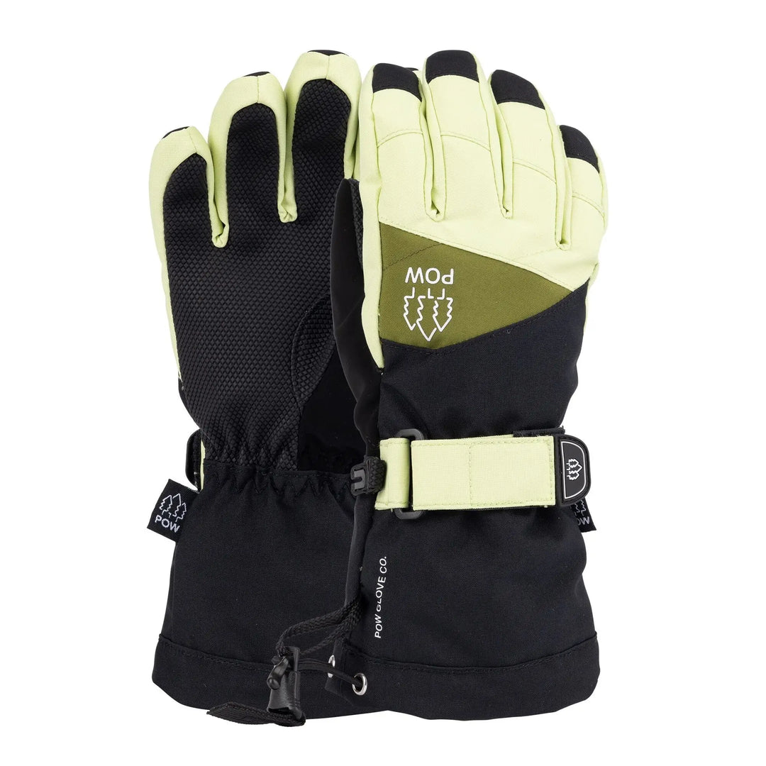 Pow Ascend Kids Glove Lime 6Y 