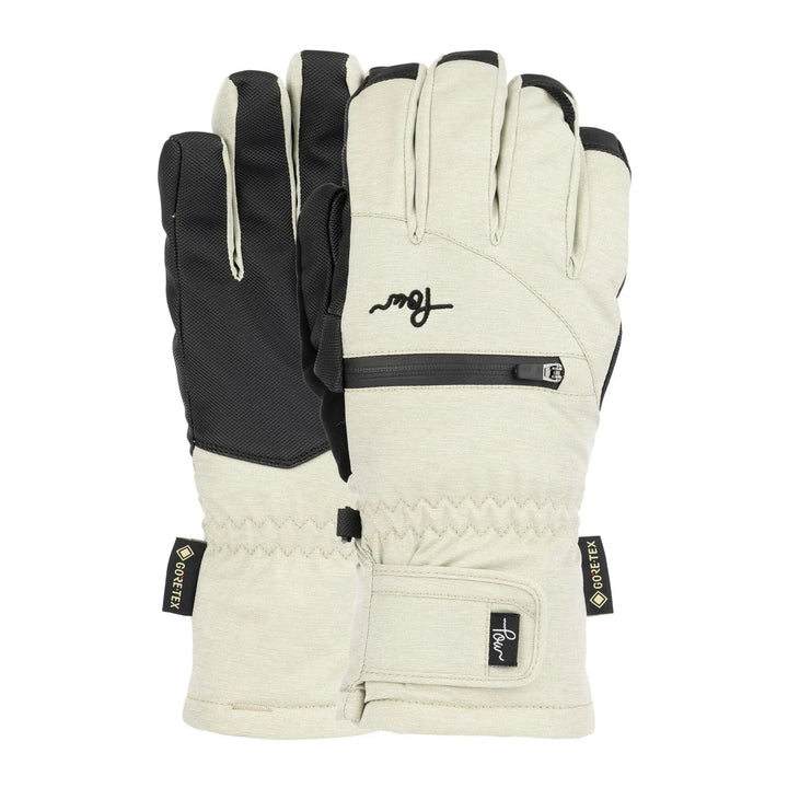 Pow Cascadia GTX Short Womens Glove Stone S 