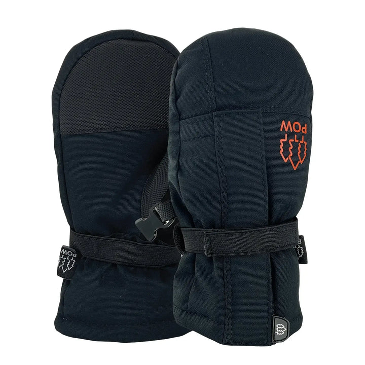 Pow Kids MC Mitts - Black / 2Y