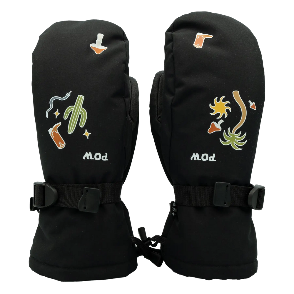 Pow Womens Falon Mitts - Black Desert Dreams / S