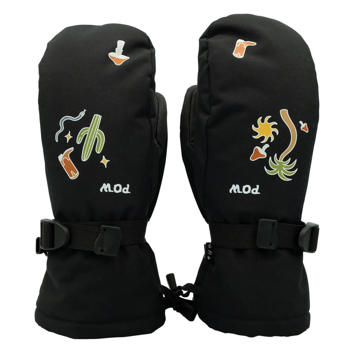 Pow Womens Falon Mitts - Black Desert Dreams / S