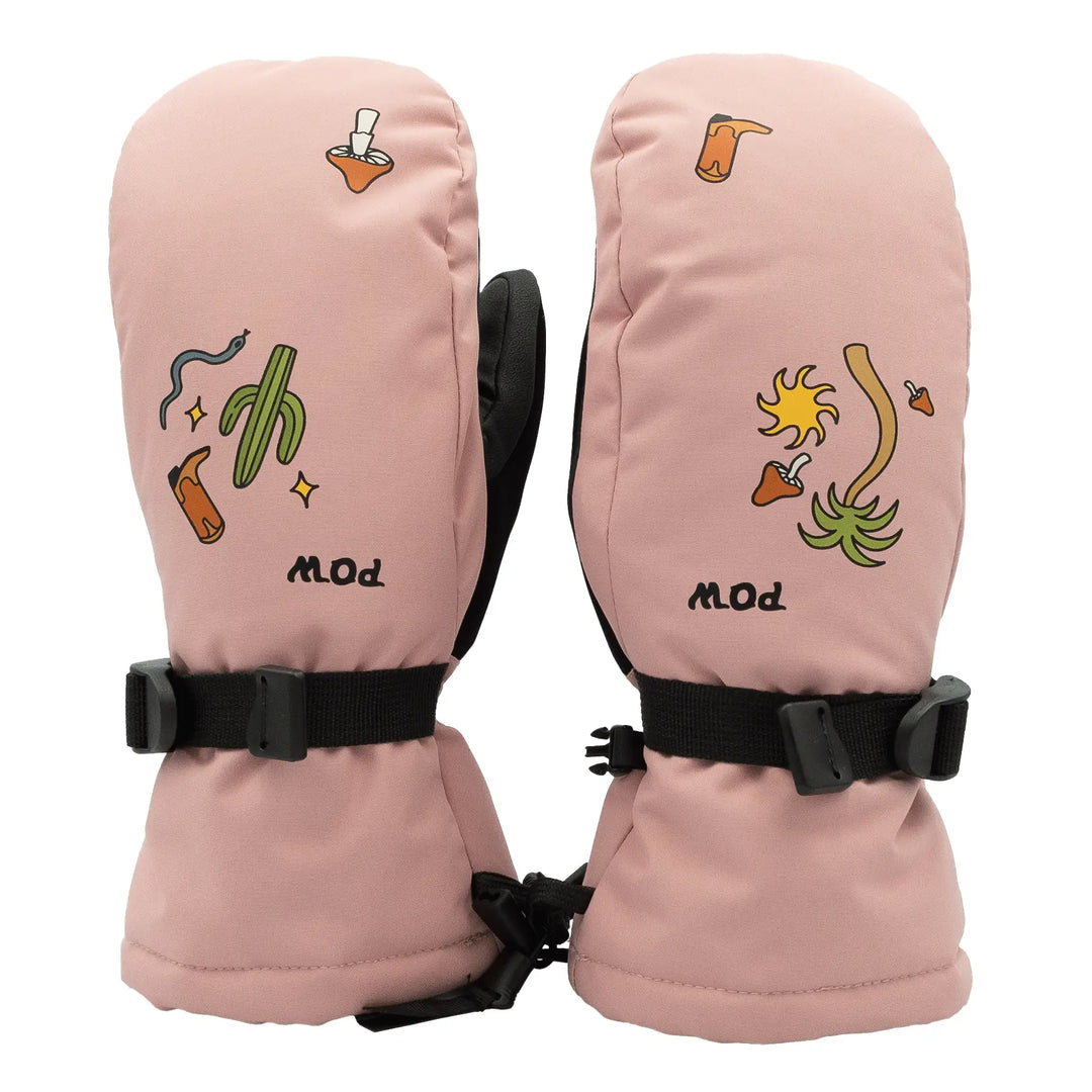 Pow Womens Falon Mitts - Lilac Desert Dreams / S