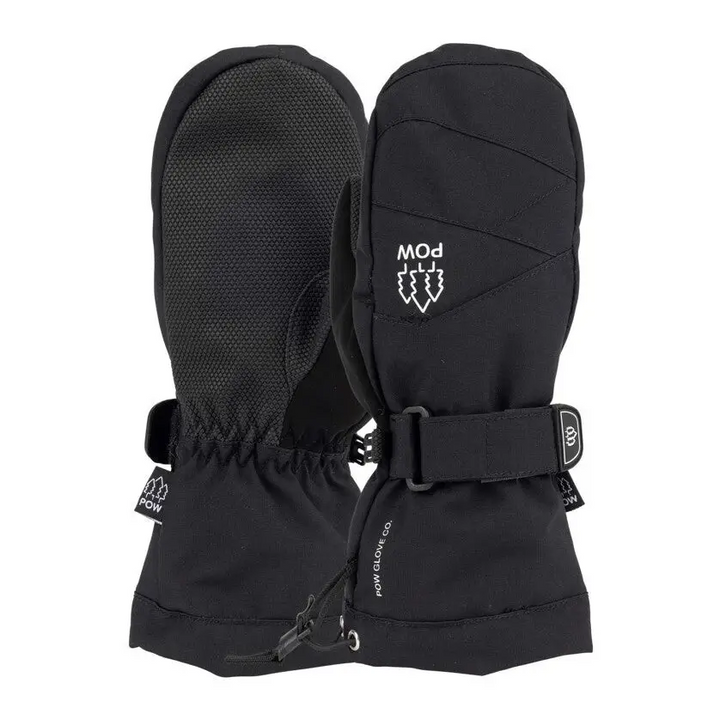 Pow Youth Ascend Mitts - Black / 4Y